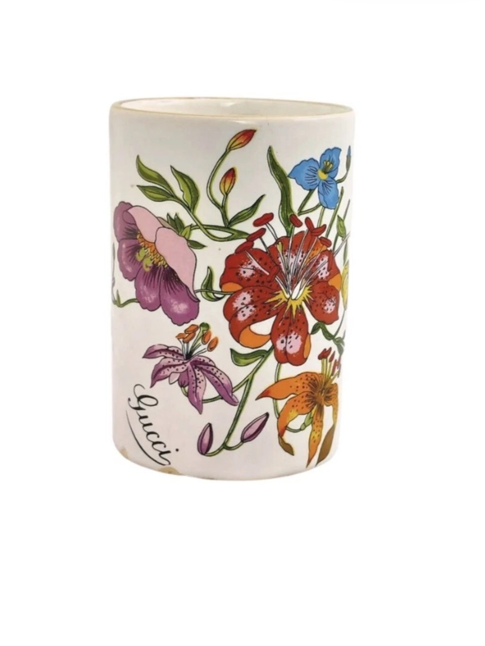 Vintage Gucci Flora Tumbler Cup